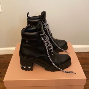 Miu Miu black boot size 38.5